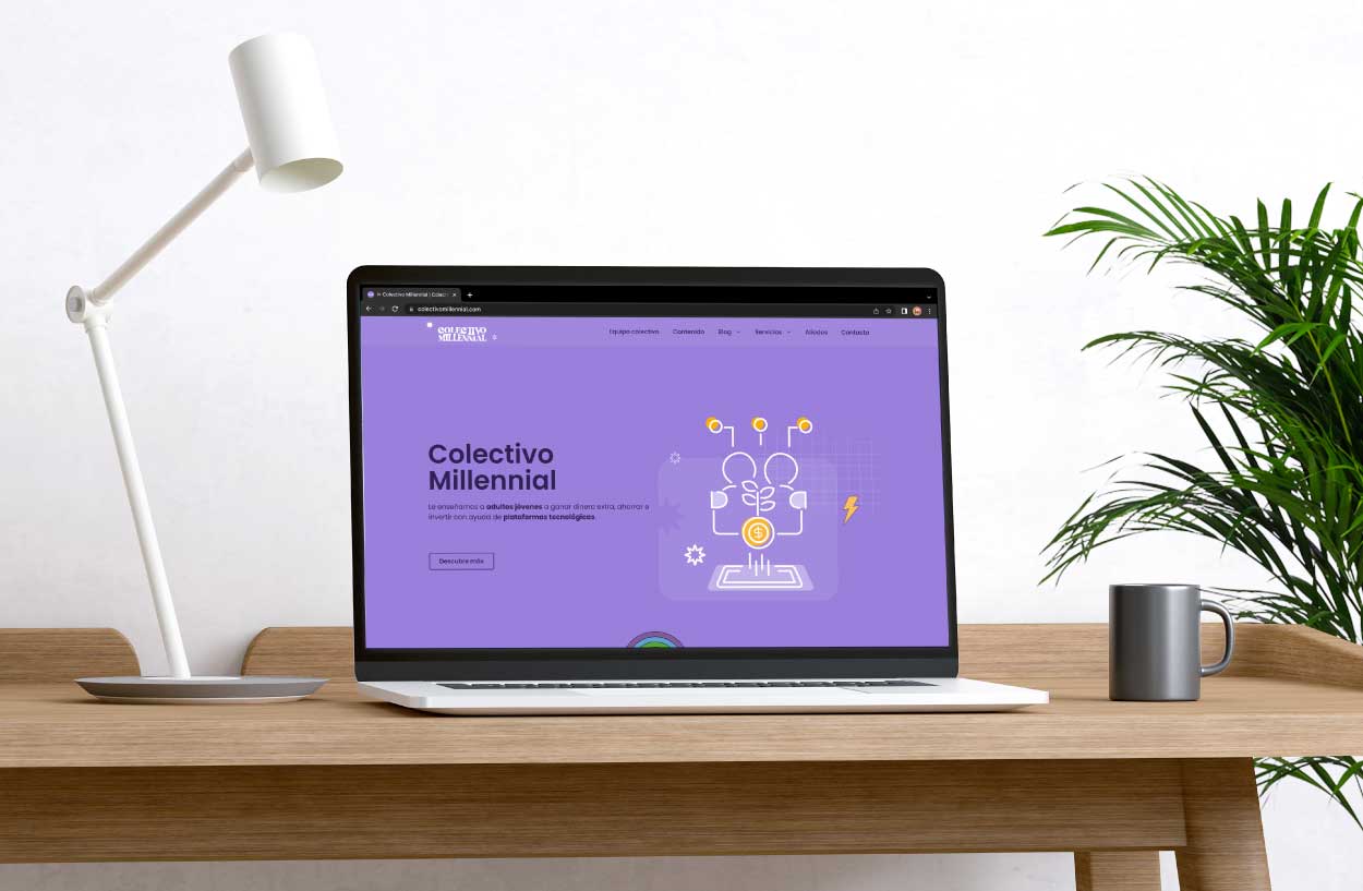 diseno web colectivo millennial